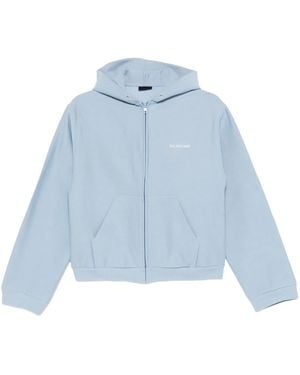 Balenciaga Standard Zip Hoodie 851236 Ttvj2 4773" - Blue