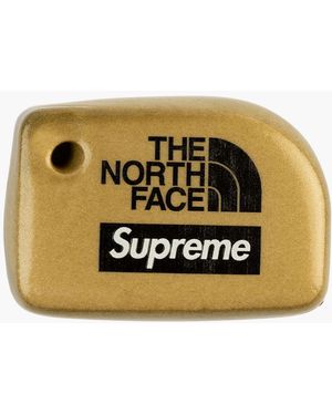 Supreme Tnf Floating Keychain "ss 20" - Metallic