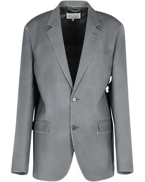 MM6 by Maison Margiela Classic Blazer S51Bn0431M35301851" - Black
