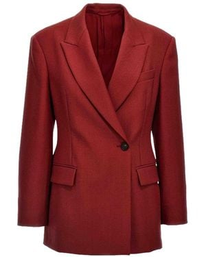 Brunello Cucinelli Tailored Single-Button Blazer Brun1422"