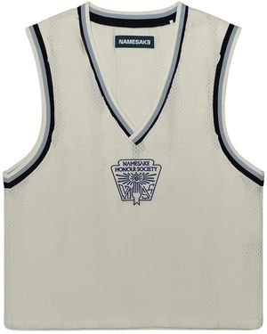 NAMESAKE Twofold Sport Vest N3Ss26N3Vs01Cc" - Black