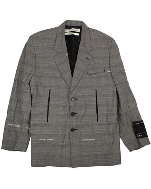 Off-White c/o Virgil Abloh Constructed Blazer Omef041F19A740030600" - Black
