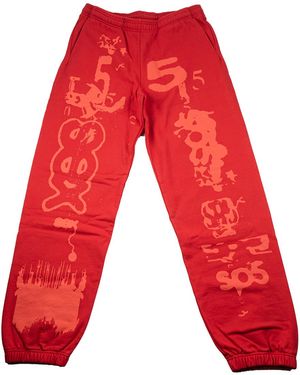 Sp5der X Ray Sweatpant 292" - Red