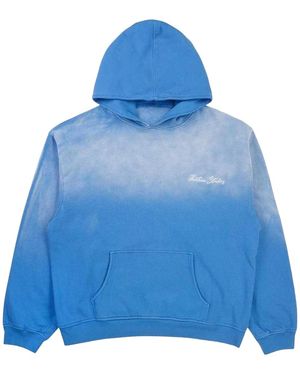 THIRTEENTH STUDIO Faded Hoodie 10016778" - Blue