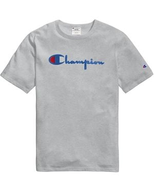 Champion Heritage Direct Flock T-Shirt "Oxford" Gt19- - Black