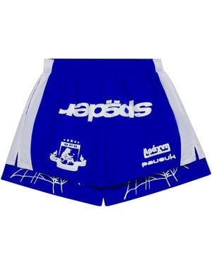 Sp5der Soccer Double Layer Shorts 571" - Blue