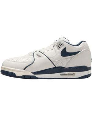 Nike Air Flight '89 Low "Sail Armory" Fq8256 001" - Black