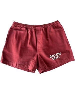 GALLERY DEPT. Logo Zuma Shorts Qv0Celvt" - Red
