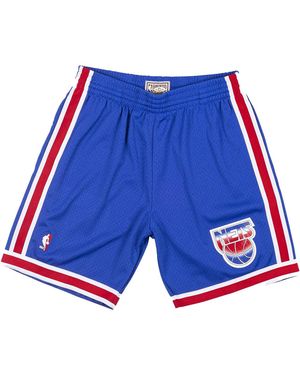 Mitchell & Ness Swingman New Jersey Nets Road 199394 Shorts 18503 Njnroya93" - Blue
