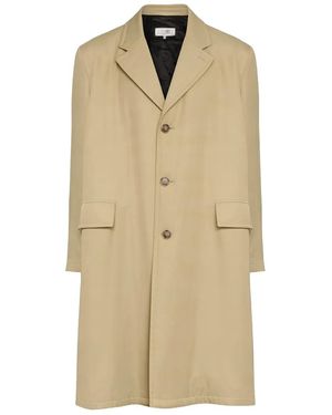 MM6 by Maison Margiela Viscose Fluid Coat Trench Sh2Aa0019M35631706" - Black
