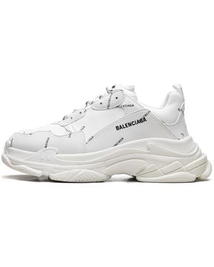 Balenciaga Triple S Trainer "Allover Logo - Black