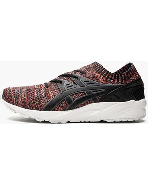 Asics Gel Kayano Sneaker Knit "multi Color" Shoes - Orange