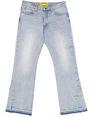 GODSPEED NEW YORK Og Logo Flared Denim "Stitched" Ostg Godgods 6Itwstitch" - Black