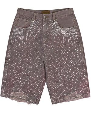BIRTH OF ROYAL CHILD 24K Diamond Shorts Bc24Sssp02_Purple" - Black