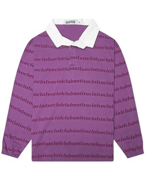 ANTI SOCIAL SOCIAL CLUB Run On Polo Asscss26Sh021" - Purple