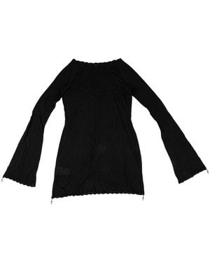 Chrome Hearts Jane Baby Fat Cross Charm Luxe Dress Chrm1799" - Black