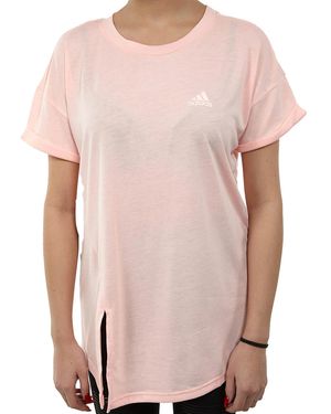 adidas Ss T-Shirt "Haze Coral" Dx0440" - Black