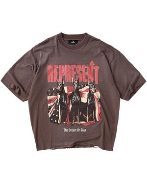 Represent Dream On Tour Ss T-Shirt Mlm100593-Ne" - Black