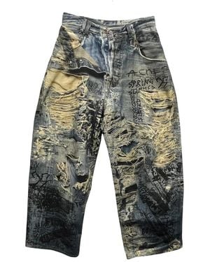 Acne Studios Super Baggy Fit Jeans - Black