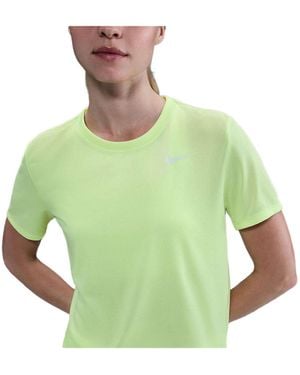 Nike Dri-Fit T-Shirt "Barely Volt" Dx0687 751" - Green
