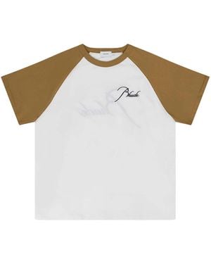 Rhude Raglan T-Shirt "Sand" Rhps23Tt05837142" - Black