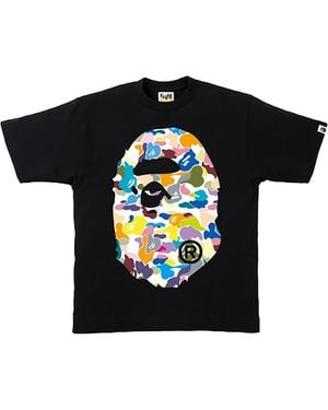 A Bathing Ape Multi Camo Big Ape Head T-Shirt Multi" Yxhlg5U0" - Black