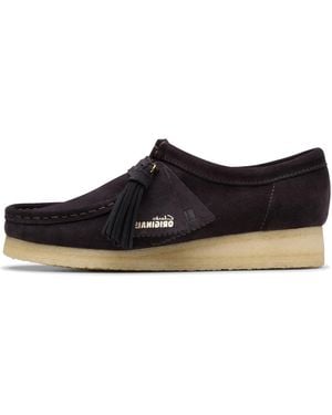 Clarks Wallabee Slate Suede" 26179158" - Black