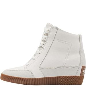 Sorel Out N About Wedge Boots "Sea Salt Gum" Nl4913 125" - Black