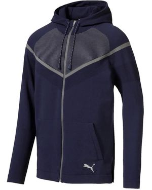 PUMA Reactive Evoknit Jacket "Peacoat Castlerock" 518233 03" - Blue