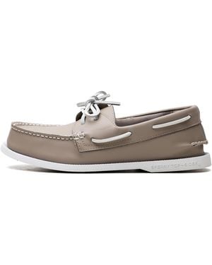 Sperry Top-Sider A/O 2 Eye Leather Seacycled Sts24376" - Black