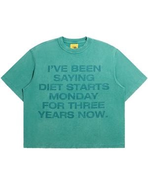 DIET STARTS MONDAY 3 Year Short-Sleeve T-Shirt "Washed" Dsm Sum26 034" - Green