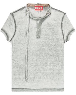 DIESEL T-Eresa Short Sleeves Top A22929 0Hgcq 9Cy" - Black