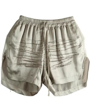 Rick Owens Boxers Pearl Shorts "Pearl" Ro01F6351 Sch 08" - Black