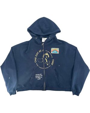 PALY Treatment Centre Zip Up Hoodie 1738E41A" - Blue
