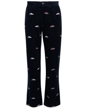 Palace Embroidered Cord Gti Chino "Ralph Lauren X 710420690003" - Black