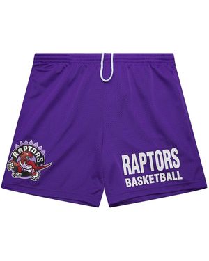 Mitchell & Ness Gameday Mesh 7In Shorts Vintage Logo "Nba Raptors" Pshr6914 Trayyppppurp" - Purple