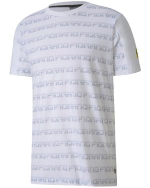 PUMA Scuderia Ferrari All Over Print T-Shirt 596152 05" - Black