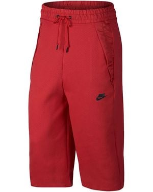 Nike Sportswear Tech Fleece Capri Trousers 832648 602" - Red