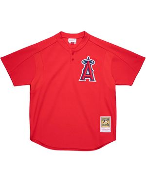 Mitchell & Ness Batting Practice Jersey "Mlb La Angels 2004 Vladimir Guerrero" Abpj3332 Aan04Vguunrd" - Red