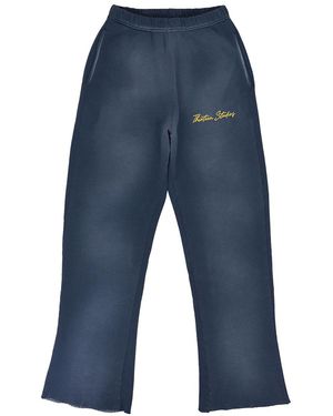 THIRTEENTH STUDIO Faded Joggers Fadded Sweatpant" - Blue