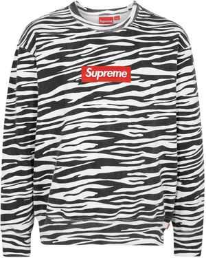 Supreme Box Logo Crewneck "Fw22" Su12500" - Black