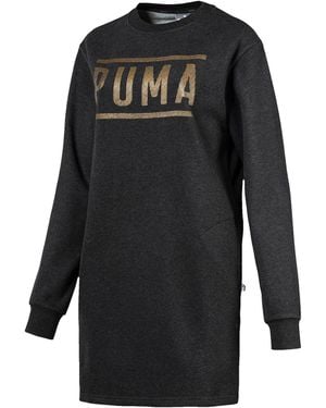 PUMA Athletic Dress Fleece "Dark Heather Bronzemedal" 851868 07" - Black