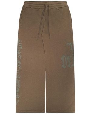 DIESEL P-Gro Treated Wide-Leg Joggers A238060Bkcj7Eta" - Black