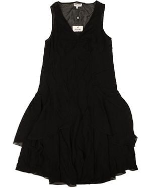 Opening Ceremony Chiffon Sleeveless Dress F19Anq15325.0001" - Black