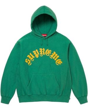 Supreme Printed Arc Hooded Sweatshirt "Fw24 - Green