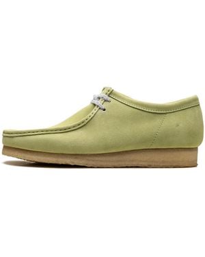 Clarks Wallabee "Pale Lime" 26175855" - Green