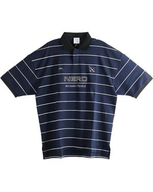 Vetements Nerd Polo Stripes" Me76Po205N" - Blue
