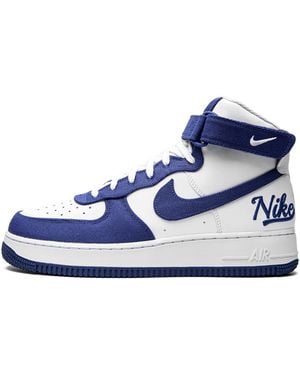 Nike Air Force 1 High Emb "Dodgers" Dc8168 100" - Blue