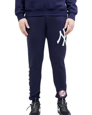 Pro Standard Mlb New York Yankees Logo Joggers Joggers Lny431153 Mdnvy" - Black