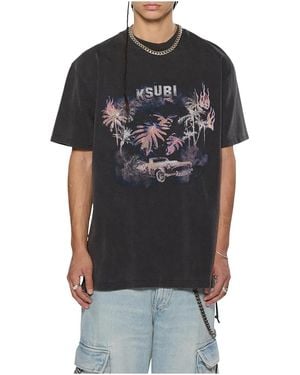 Ksubi Hills Biggie T-Shirt "Faded" Msp25Te002" - Black